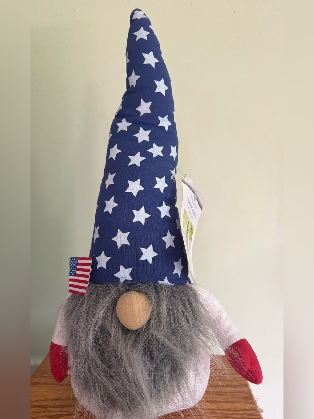 NWT Huntington Home Patriotic Tall Gnome
